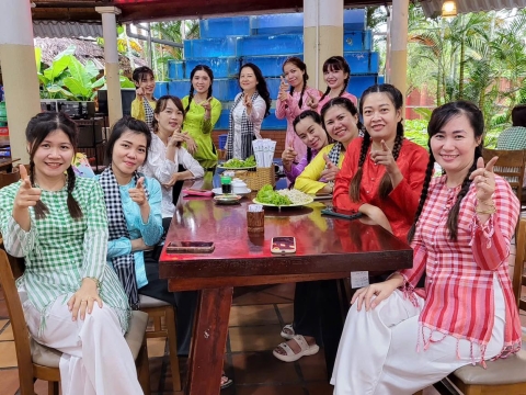 TRƯỜNG MẦM NON TÂN PHONG - VỀ NGUỒN TƯỢNG ĐÀI CHIẾN THẮNG LONG AN - KDL VINH SANG 